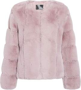 Manteau d'hiver personnalisé en fourrure pour femme, en fourrure de renard véritable, coupe courte, de luxe, pour la vente en gros - Product Image 1