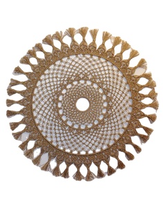 Elegante arte de pared de yute de calidad superior óleo sobre lienzo para decoración del hogar o del hotel colgante de pared de alta venta al por mayor - Product Image 1