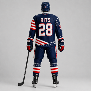 Conjuntos de Jersey y Pantalones de Hockey sobre Hielo de Primera Calidad, Fabricación en Fábrica, Precio al por Mayor, Uniforme de Hockey sobre Hielo, Servicio OEM al por Mayor - Product Image 6