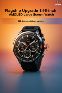 Reloj inteligente deportivo unisex QC AX03 4G 2025 H18Pro Android 8,1 32GB pantalla AMOLED 1,85 \ "3MP navegación GPS IP67 2025 H18Pro - Product Image 2