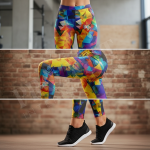 Leggings de Yoga Estampados de Alto Rendimiento, Coloridos, Personalizados OEM ODM, Pantalones Ajustados para Fitness, Gimnasio, Running, Ropa Deportiva - Product Image 3