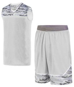 Uniforme de basket-ball réversible personnalisé, qualité supérieure, sublimation intégrale, vêtements d'équipe, maillot et short pour hommes - Product Image 2