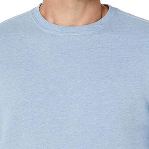 Pull ras du cou unisexe 300gsm grandes tailles hiver Logo personnalisé doublé coton polyester blanc solide technique de lavage - Product Image 3