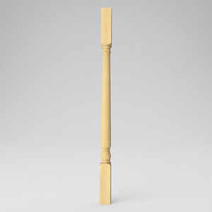 Barandillas de escalera tradicionales de madera con balaustres, tipo de montaje en suelo para escaleras, piezas de escalera - Product Image 1