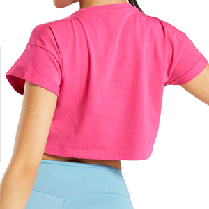 Camiseta Promocional Lisa al por Mayor, Personalizable con Tinte, Cuello en V, 100% Algodón, para Mujer - Product Image 2