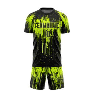 Tenue de sport légère et respirante pour l'entraînement et les matchs des équipes, ensemble de maillots de football personnalisés pour équipes - Product Image 2