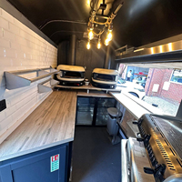 Remorque mobile pour café, pizza, glaces, bar ambulant avec cuisine complète pour boulangerie, desserts et concession de nourriture