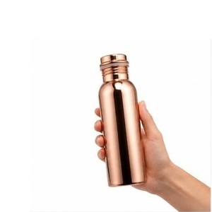 Botella de Agua de Cobre con Diseño Floral, Tapa de Cobre, Portátil para Viajes, Suministro Directo de Fábrica - Product Image 2