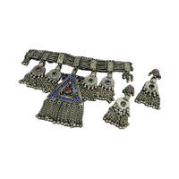 Tailles et couleurs personnalisées ensembles de bijoux de mode afghan meilleur mariage et fête porter des bijoux afghans collier boucles d'oreilles ensembles