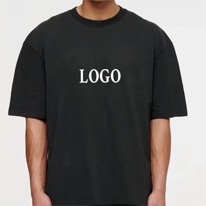 Camisetas de Lujo para Hombre, en Caja, Estampadas, de Algodón Supima, Ecológicas, Transpirables, con Hombros Caídos, Diseño Oversize y Corte Cuadrado, de Tela Gruesa - Product Image 1