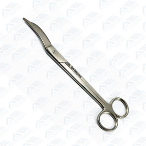 Ciseaux à tissus non stériles Waldmann 20 cm pour gynécologie et épisiotomie, instruments chirurgicaux pour procédures d'accouchement - Product Image 2