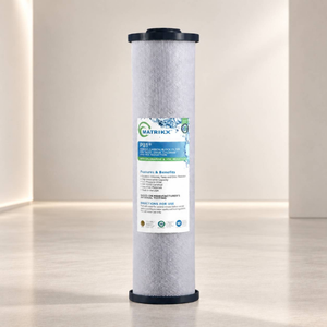 Cartouche filtrante au chloramine, cartouche filtrante pour eau industrielle, certifiée NSF/ANSI 42, fournisseur direct - Product Image 1