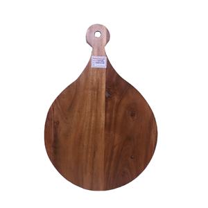 Tabla de Servir de Madera Natural Ecológica ROSHAN HANDICRAFTS, Apta para Lavavajillas, 0.4cm de Grosor, con Mango para Utensilios de Cocina, para Servir y Picar - Product Image 1