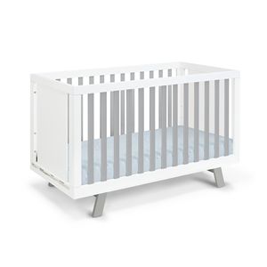 Lit d'île convertible 3-en-1 Livia blanc/gris pour enfants - Product Image 2