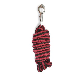 Cuerda de Algodón para Caballos de Dos Tonos, Negro y Rojo, Hecha en India, Personalizada - Product Image 5