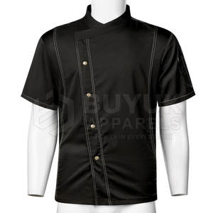 Veste de chef respirante et extensible, tenue de cuisine professionnelle, équipement de travail pour chef à manches longues, durable - Product Image 2