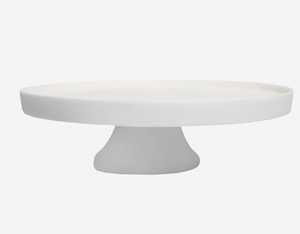 Soporte para Pastel de Resina Negra Ecológica, Apto para Lavavajillas, Bandeja Redonda para Servir, Plato de Exhibición de Postres con Pedestal para Decoración del Hogar, Hotel o Villa - Product Image 3