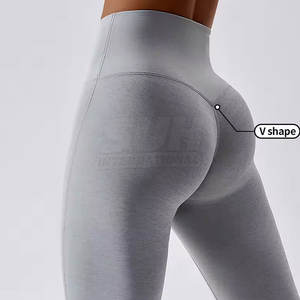 Leggings de yoga respirants à séchage rapide de qualité supérieure 2026 pour femmes, taille élastique, couleurs personnalisables, fabriqués au Pakistan - Product Image 4