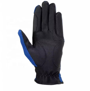 Latest Design Leather Horse Riding Gloves Full Finger Waterproof Breathable Durable OEM Supply for Unisex - Product Image 3