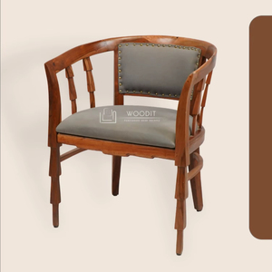 Modern Farmhouse Armrest Living Room <b>Chair</b> Jacquard Fabric Upholstered Cushion Natural Solid Wood Frame <b>Chair</b> For Home Furniture - Product Image 2