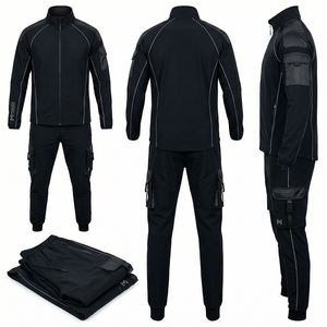 Ensemble de sport de compression unisexe haut de gamme Maluza : respirant, extensible, séchage rapide, léger - Product Image 6