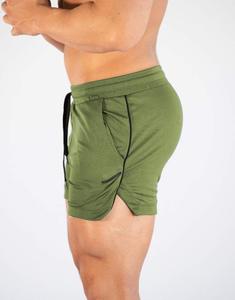 Pantalones cortos deportivos personalizados a precio razonable para hombre, informales, transpirables, de secado rápido, bordados, tejidos, de cintura media - Product Image 6