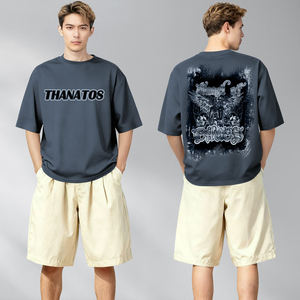 Chemise à manches courtes en coton 100% tricoté personnalisable pour hommes avec logo sur le devant, écologique et respirante, séchage rapide, prix de gros - Product Image 2