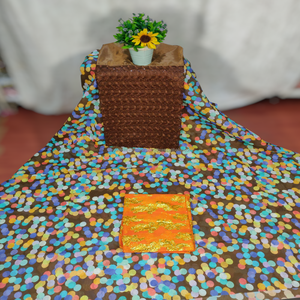 Nueva moda diferente color burbuja Dotage diseño suizo Dirac conjunto vestido de noche tela para mujeres somalíes - Product Image 2