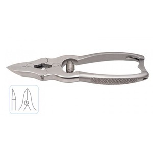 Podiatrist Mycotic Toenail Nippers 6 Inch Double Action Heavy Duty Stainless Steel <b>Thick</b> Fungal <b>Nail</b> Cutter Finger Wide Jaw - Product Image 2