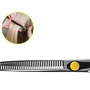 Ciseaux à effiler les cheveux professionnels pour barbier, ciseaux en acier inoxydable tranchants pour salon - Product Image 4