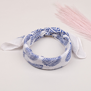 Custom Size 100% Cotton Hand Block Print <b>Bandana</b> Wholesale Supplier Headwear Personalized Cotton Neckerchief - Product Image 1