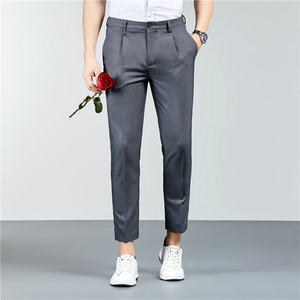 Pantalon de Costume Homme Extensible Slim Fit pour Fête, Cérémonie, Mariage, Affaires – Coton Personnalisable - Product Image 4