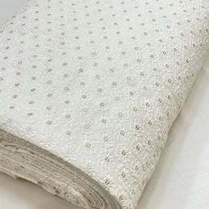 African Sequin Lace Fabric Beaded Embroidery Mesh Fabric Party Wear Wedding Dress Fabric Wholesale - Product Image 5