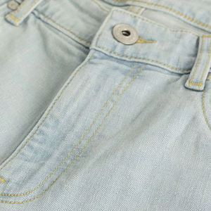 Pantalones Vaqueros de Hombre de Primera Calidad con Lavado Ácido, Ligeros, Ecológicos, Transpirables, de Corte Recto y Cintura Media, Fabricados en Pakistán - Product Image 6