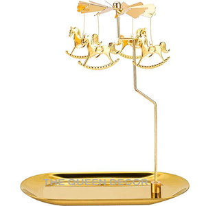 <b>Christmas</b> Decoration Metal Decorative Gold Tray For <b>Table</b> Top And Home Decor Handmade Food Serving Tray Blank Sublimation - Product Image 3