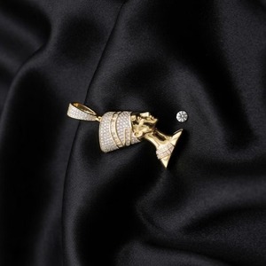 Collar con Colgante de Diamantes de Lujo en Plata, Certificado por IGI, de Proveedor Indio, para Regalo de Boda o Fiesta, Disponible para Suministro Mundial - Product Image 3