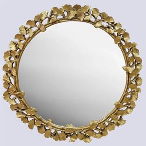 Handmade Modern Bohemian Clove <b>Round</b> Wall <b>Mirror</b> Vintage Home Decor <b>Hanging</b> <b>Mirror</b> for Housewarming - Product Image 2