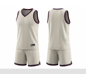 Conjunto de Uniforme de Baloncesto Personalizado, Transpirable, con Diseño Sublimado, Jersey y Pantalones Cortos, Ropa Deportiva para Hombres, Mujeres y Jóvenes - Product Image 1