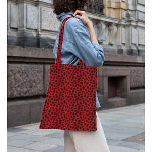 Elegant Design Best Selling Good Quality 100% Carded Cotton Printed Cotton Shopping Bags at Bulk Price Exporter in India.. - Product Image 1