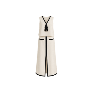 Women's <b>White</b> <b>2</b>-<b>Piece</b> Long <b>Set</b> with Asymmetrical Top and Wide Leg Pants Casual Loose Fit Solid Color Breathable Wear All Seasons - Product Image 2