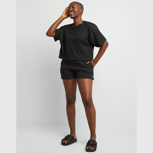 Custom <b>Women</b> Sweat <b>Shorts</b> Athletic French Terry <b>Lounge</b> High Waist Quick Dry Moisture Wicking Eco-Friendly Soft Plus Size Cotton - Product Image 1