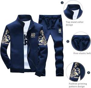 Conjuntos Deportivos Casuales con Cierre Completo para Gimnasio y Jogging - Product Image 3