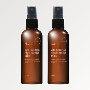 Bruma facial coreana K-Beauty Olnijeu Vita Solution Niacinamide Mist 100ml 2 piezas Hecho en Corea Hidrosol - Product Image 5