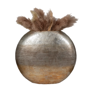 Vase décoratif en aluminium doré pour la maison, vase rond pour la décoration de mariage, à vendre, vases et pots décoratifs pour la maison et le jardin - Product Image 3