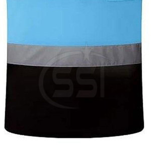 Safety Polo Shirt ANSI Class 2 Water Proof Reflective Performance Clothing Lightweight Durable Fabric <b>LED</b> Flash for Construction - Product Image 6