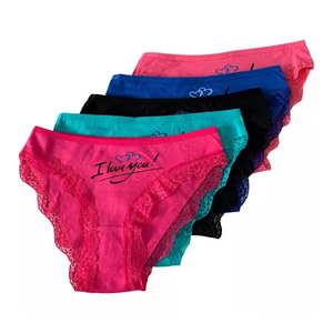 Ensemble de lingerie sexy en dentelle florale pour femmes, grande taille, soutien-gorge confortable + culotte taille haute en coton, prix bas, vente en gros - Product Image 5