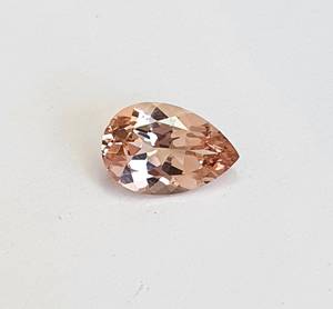 Piedra Preciosa Suelta de Morganita Rosa Natural, Forma de Pera, Facetada, 2.00Ct, para Joyería, GEMAS y JOYERÍA ZUBEDA Auténticas, Venta al Por Mayor - Product Image 1