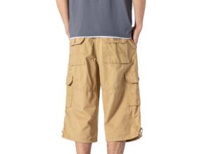 Pantalones Cortos Transpirables para Hombre, Estilo Casual Urbano, Vaqueros Cargo de Verano, Holgados, con Múltiples Bolsillos, Ropa Hip Hop para Exteriores - Product Image 4