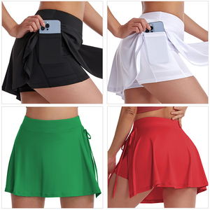 Faldas Deportivas de Tenis para Mujer, para Verano, para Entrenamiento, Bádminton, Golf, con Bolsillos - Product Image 4