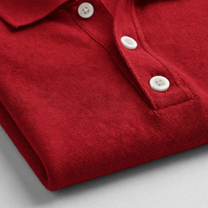 Polo homme en polyester et coton, uni, vierge, prix usine, personnalisable avec logo brodé ou imprimé - Product Image 5